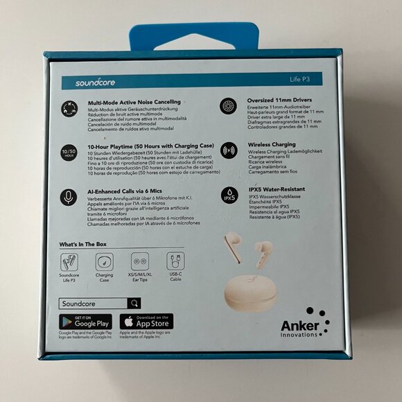 soundcore by Anker Life P3 Noise Cancelling Earbuds - Picture 2 of 5